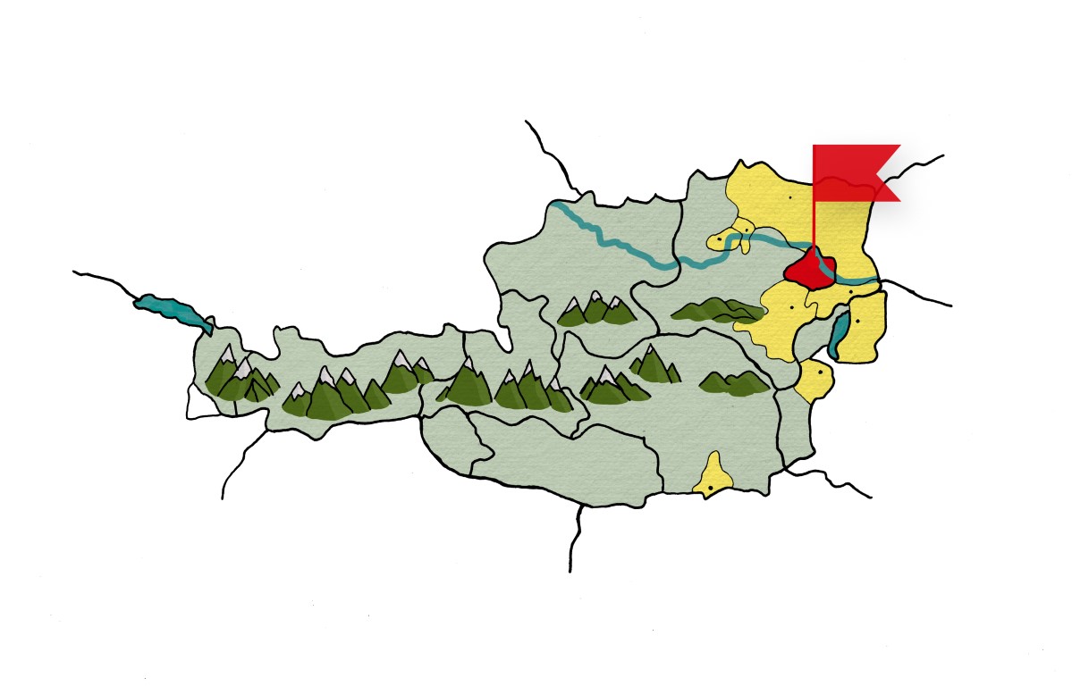 Region auf der Karte